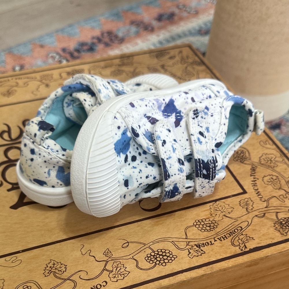 Cat & Jack Toddler Parker Sneaker Blue Size Stylish Kids Sneakers - Blue White - Picture 12 of 13